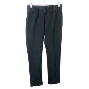 Soft Surroundings Women's Black Pull-On Denim Jeans Size Petite Small